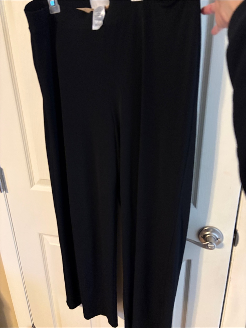 Classic Black Wide-Leg Women's Pants